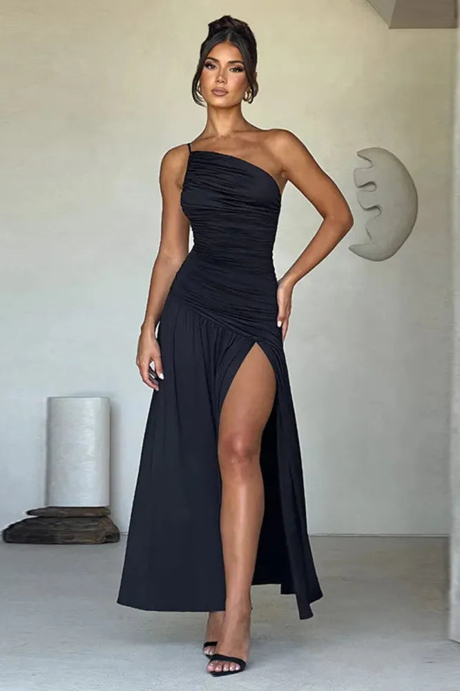 KAVAW - Sleeveless High Split Maxi Dress