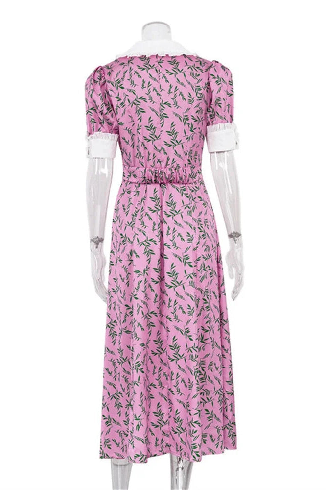 KAVAW - Elegant Printed Maxi Dress