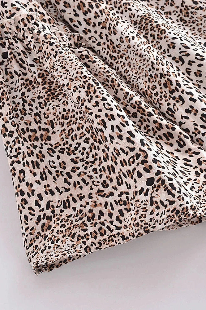 KAVAW - Leopard Ruffle Mini Dress