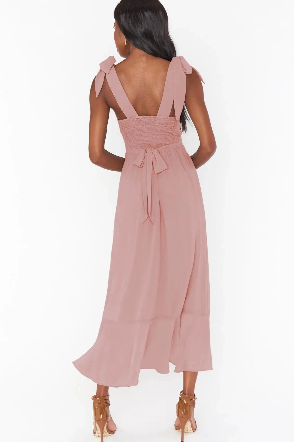 KAVAW - Slit A-Line Elegant Maxi Dress